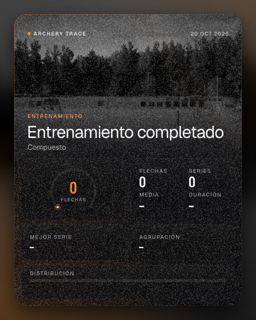 Tarjeta Cristal con grano agresivo